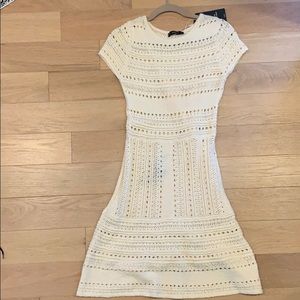 Zara Macrame knit dress